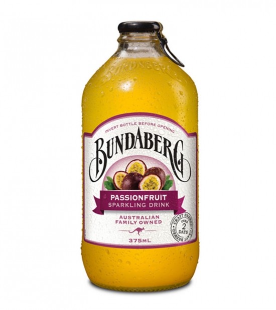 Плодова напитка Bundaberg PassionFruit 375 ml – естествено газирана