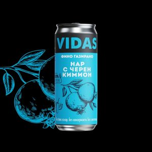 VIDAS фино газиран Нар и Черен кимион - 250 ml. кен