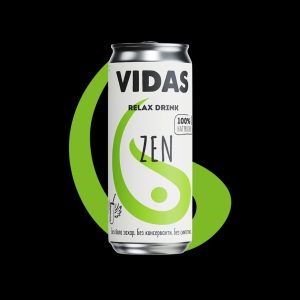 Релаксираща напитка VIDAS Zen - 250 ml. кен