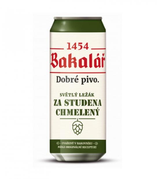 Чешко пиво Bakalář dry-hopped lager – 500 мл. КЕН