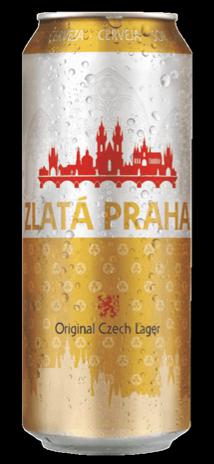 Чешка бира Zlata Praha 4,7% – 500 мл. КЕН