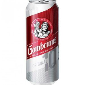 Чешко пиво Gambrinus 10° P - КЕН 500 мл.