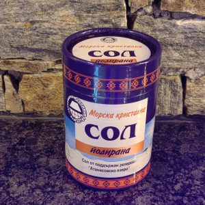 Морска кристална сол йодирана - 500 гр.