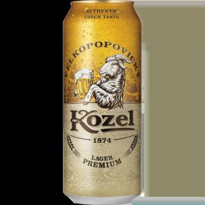 Чешко светло пиво Velkopopovický Kozel 4% - 500 мл. КЕН